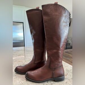 Franco Sarto Rich Brown Knee High Boots NWOT